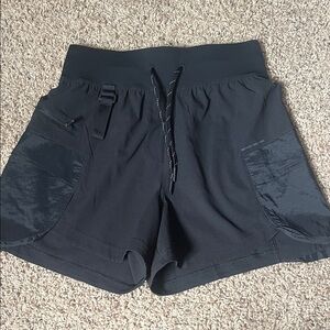 lululemon athletica Black Women's Athletic Cargo Shorts